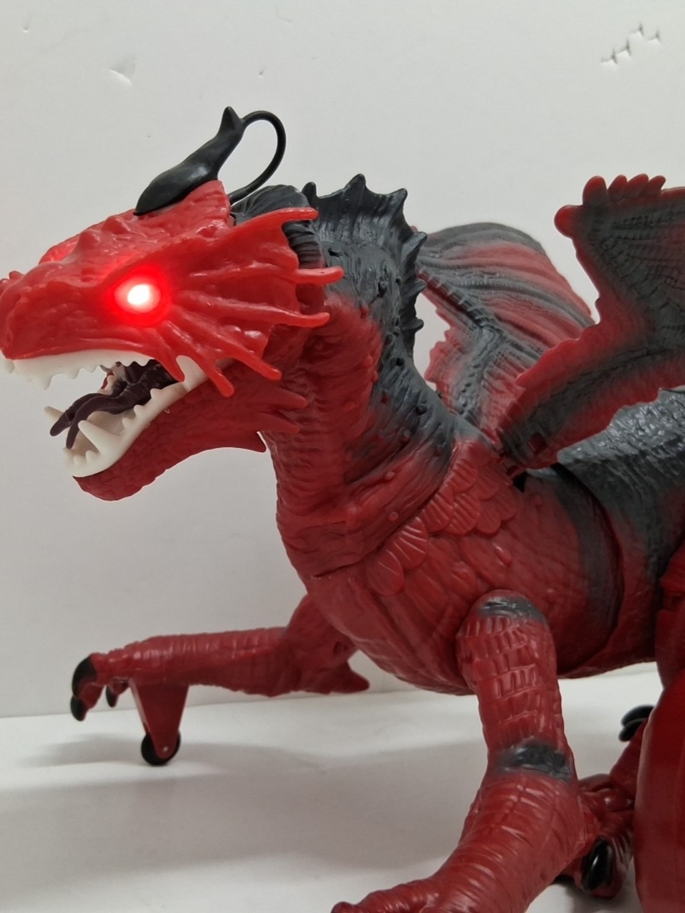 Red Remote Control Fire-Breathing Dragon Action Figure - Picture 9 of 12